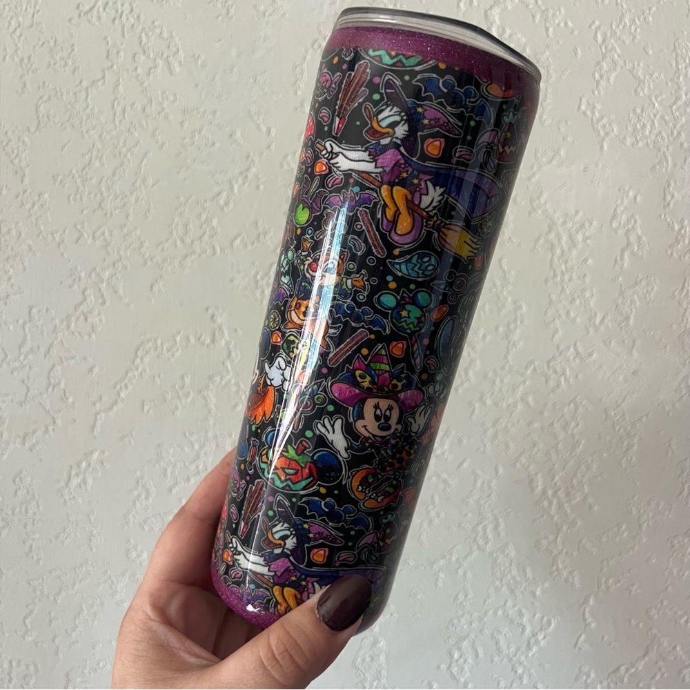 Disney Halloween Stainless Steel Fabric Tumbler